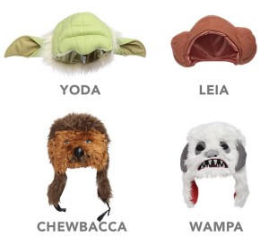 Star Wars Plush Character Hats at ThinkGeek