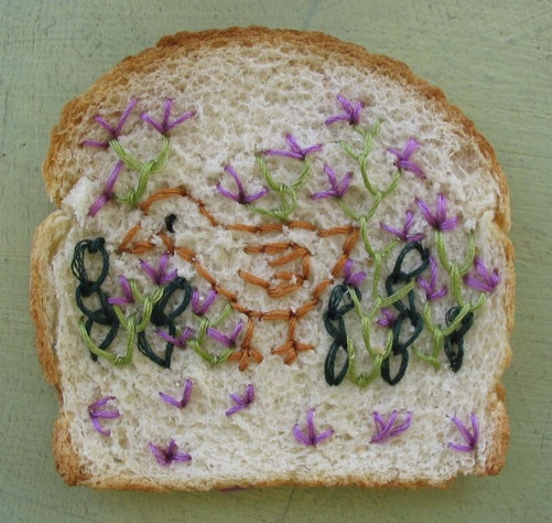 Embroidered Wonder Bread