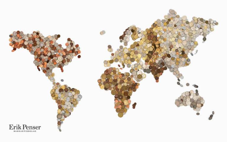 Coin World Map by Bedow