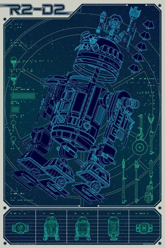 Exploded View of R2-D2