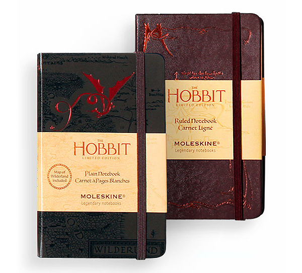 Limited Edition Hobbit Moleskine Notebooks at ThinkGeek