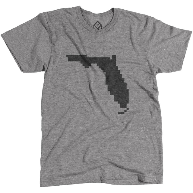Pixelated Florida Shirt by Pixelivery