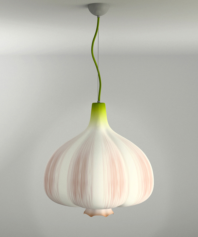 Garlic Lamp by Anton Naselevets