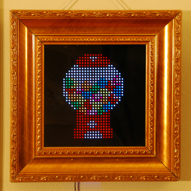 PIXEL, An Interactive LED Based Picture Frame For Displaying Pixel Art
