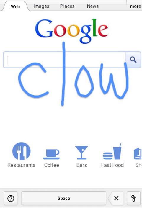 google handwriting search