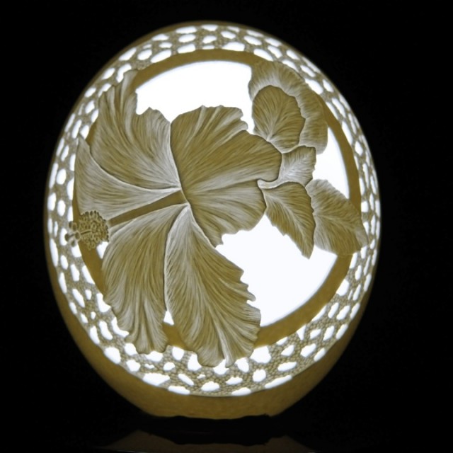 Eggshell Carving by Brian Baity