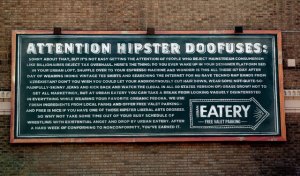 Hipster Doofus Billboard