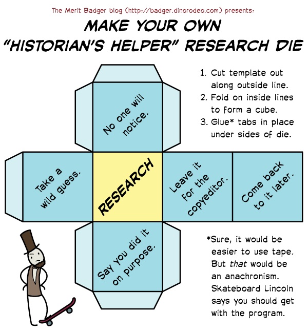 Historian's Helper Research Die