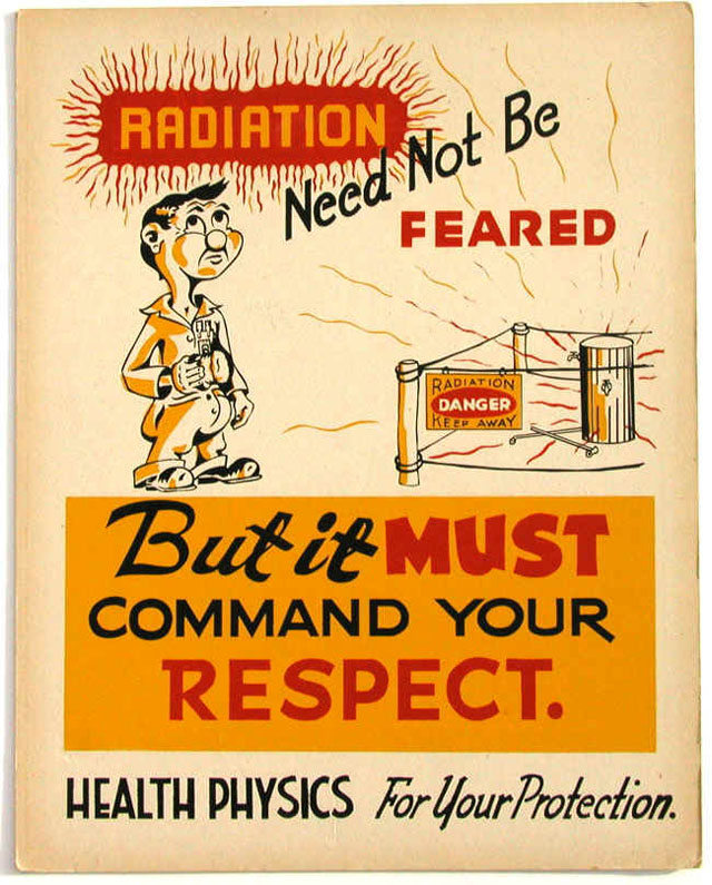 Radiation Safety Posters from 1947