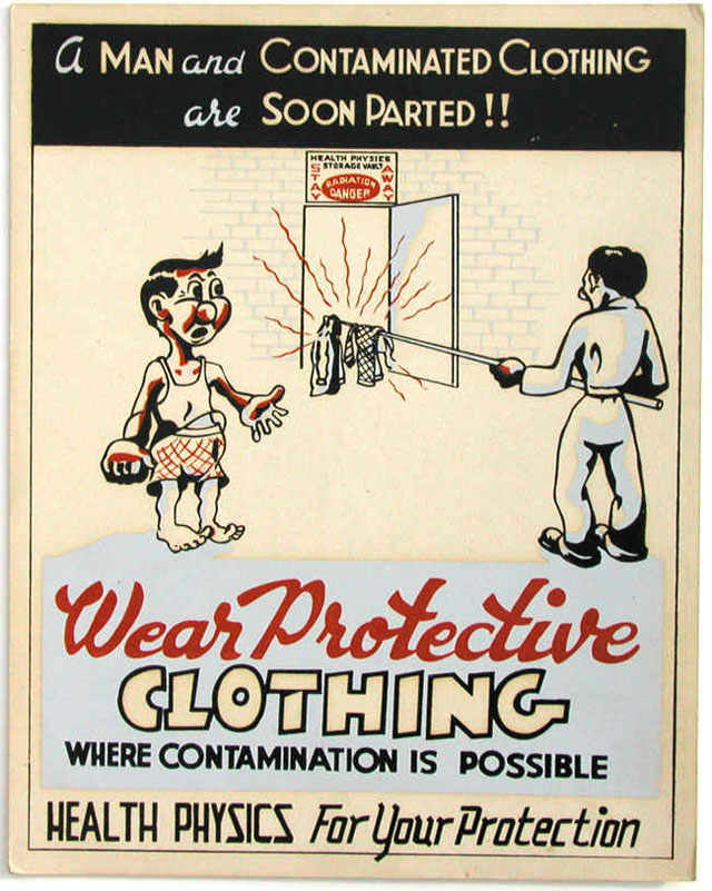 Radiation Safety Posters from 1947