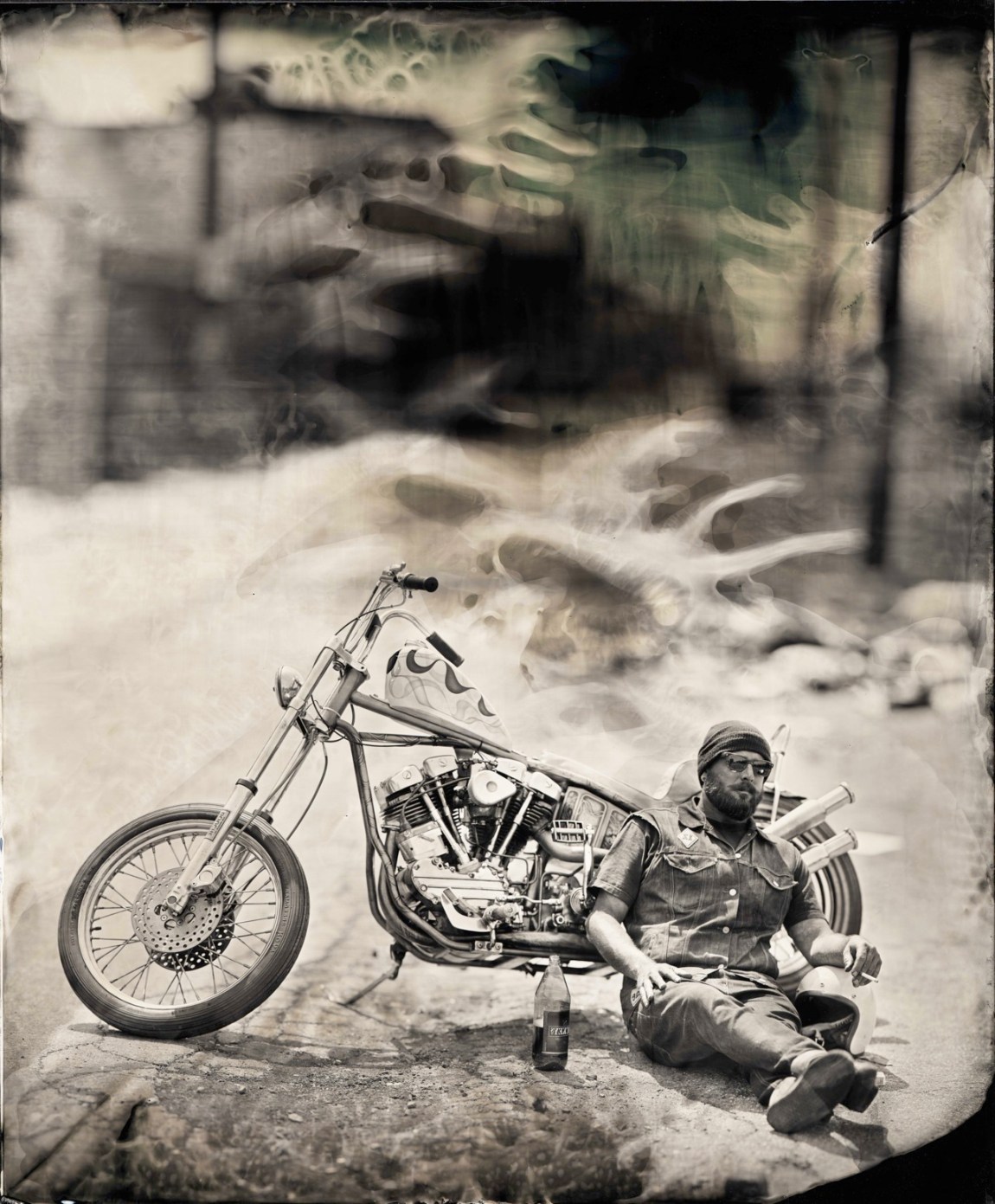 Ian Ruhter/ Wet Plate Collodion 27”x36”/Jason Wilson / Los Angeles CA 6.3.2012