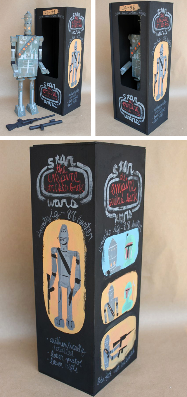 Wooden Star Wars Action Figures by Amanda Visell