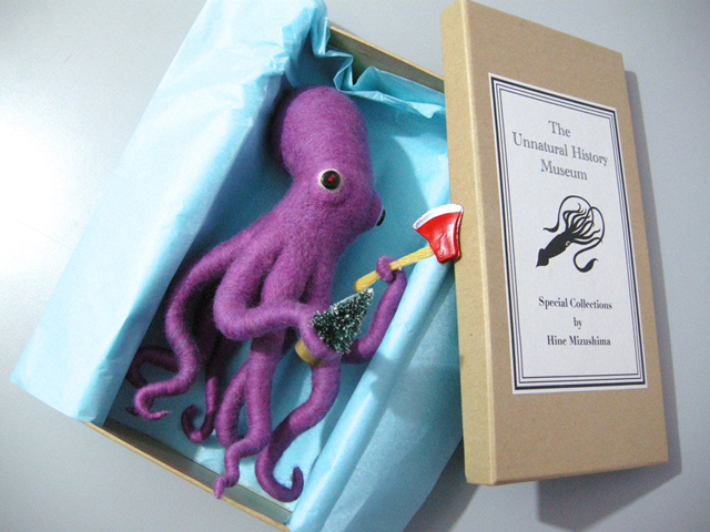 Ax Wielding Octopus by Hine Mizushima