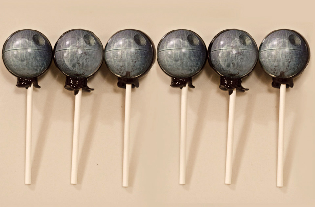 Star Wars Inspired Death Star Lollipops
