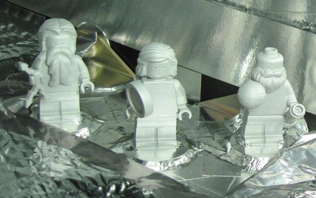 LEGO Figurines in Space