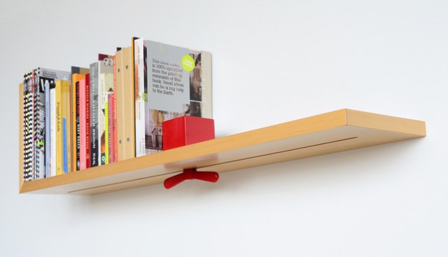 Hold on Tight bookshelf concept by Colleen & Eric