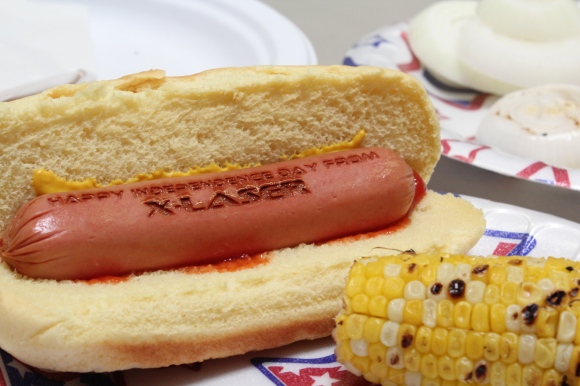 Laser Engraved Hot Dog