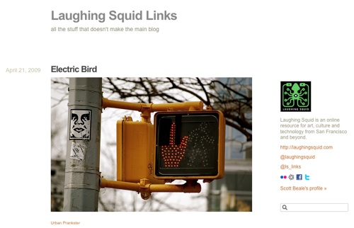 Laughing Squid Link