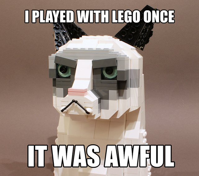 LEGO Tard the Grumpy Cat