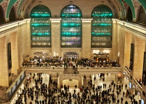 Grand Central Terminal Light Show by Improv Everywhere