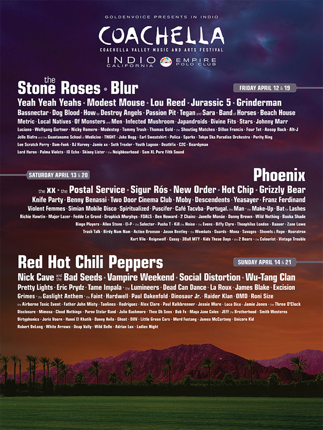 Coachella 2013 lineup