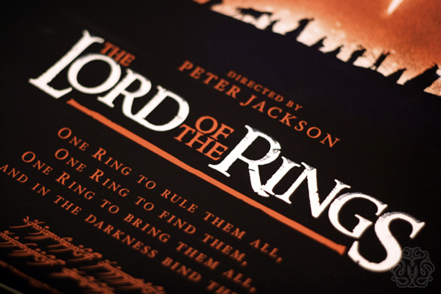 The Lord of The Rings Poster Design by Olly Moss