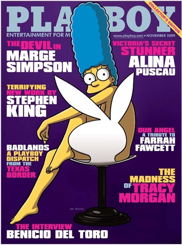 Marge Simpson Playboy