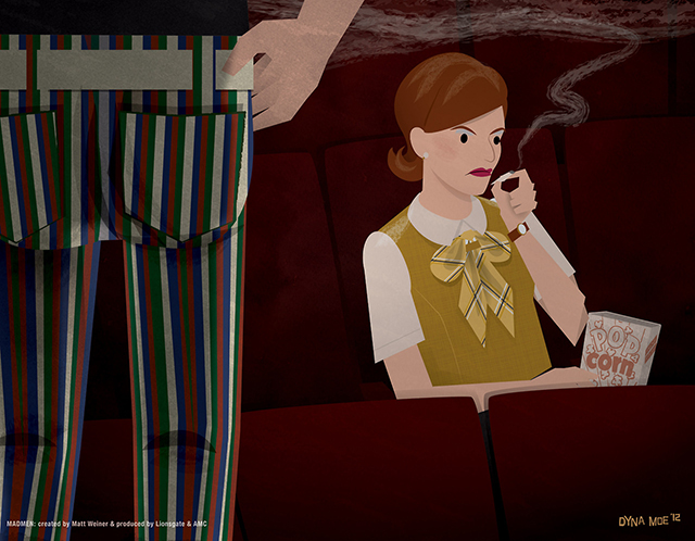 Mad Men Illustrated by Dyna Moe