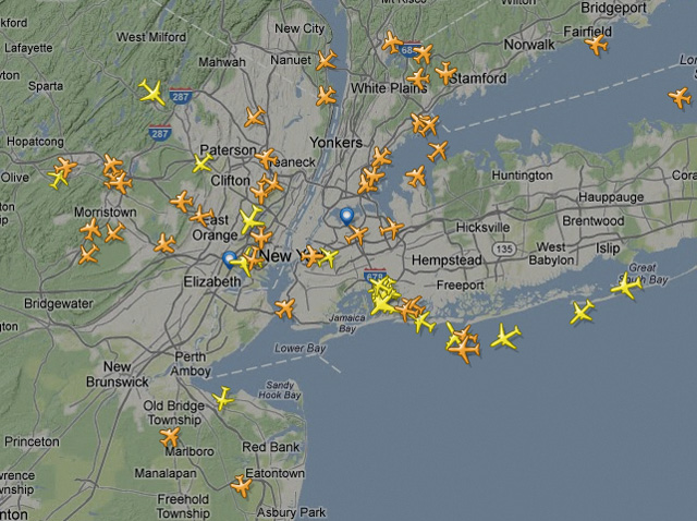 Flightradar24 A Service That Tracks Air Traffic On A Live Map