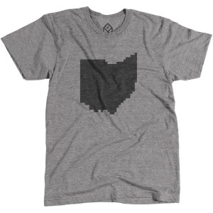 Pixelated Ohio State Shirt by Pixelivery
