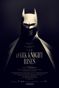 The Dark Night Rises Poster by Olly Moss