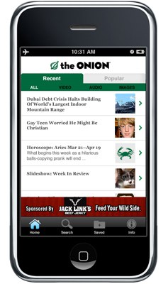 Onion iPhone App