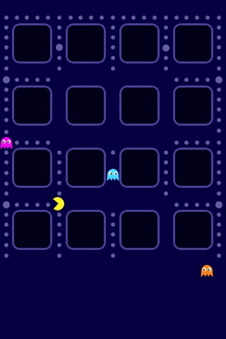 Pac-Man iPhone iOS4 Wallpaper