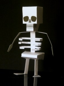 Halloween special – Papercraft Skeleton by Digitprop