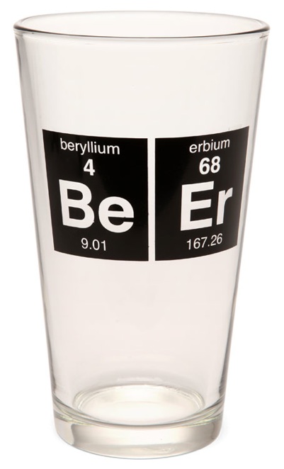 Periodic Beer Glass