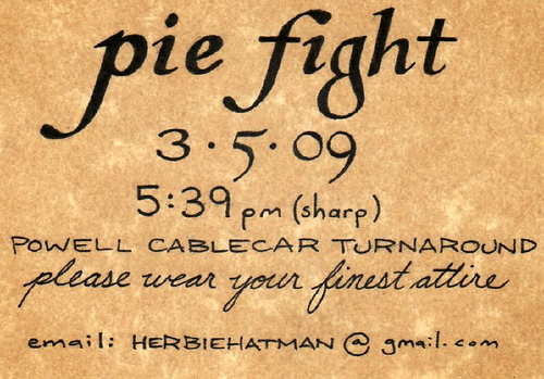 San Francisco Pie Fight