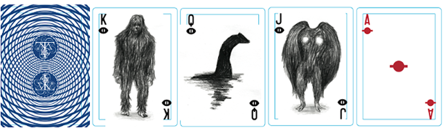 They Might Be Giants’ Paranormal, Cryptid, Myths and Hoaxes Playing Cards