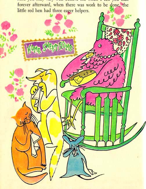 The Little Red Hen, A Children's Story Illustrated by Andy Warhol in 1958