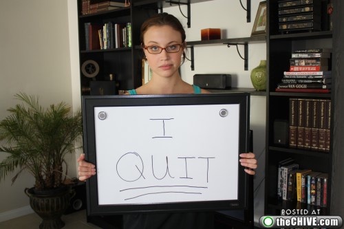 Woman Quits Job Via Dry Erase Board