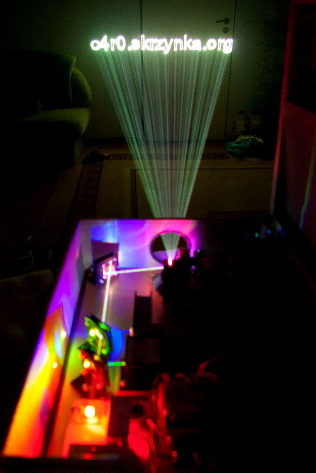 Home Built RGB Laser Projector