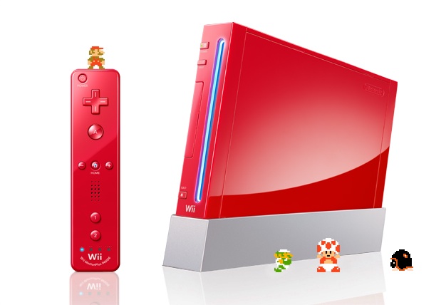 Red Nintendo Wii