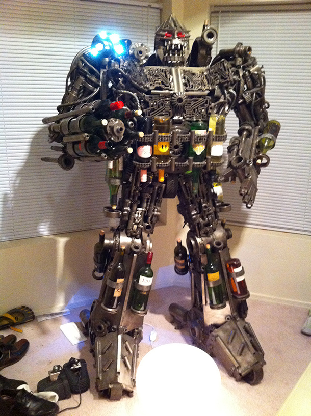 Robot Wine Rack