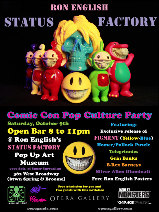 Ron English Comic Con Pop Culture Party