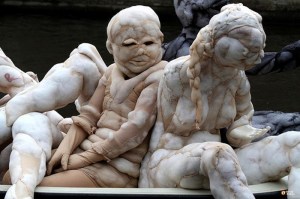 Soft nylon sculptures by Rosa Verloop