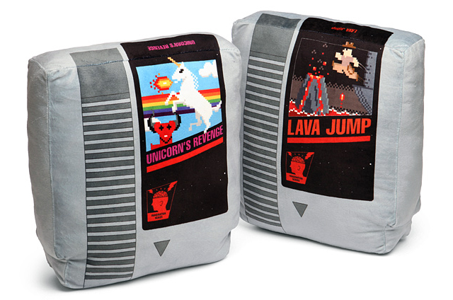 Retro Video Game Cartridge Pillow Set