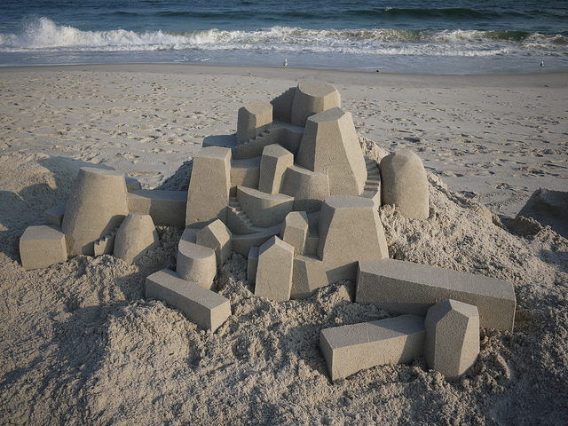 geometric sandcastle