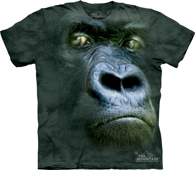 Big Face Animals, Bigger Than Life Realistic Animal Head T-Shirts
