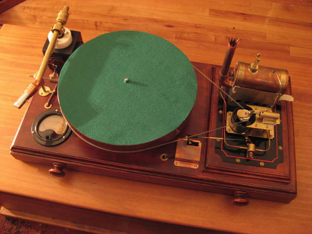 Steam-Powered Record Player
