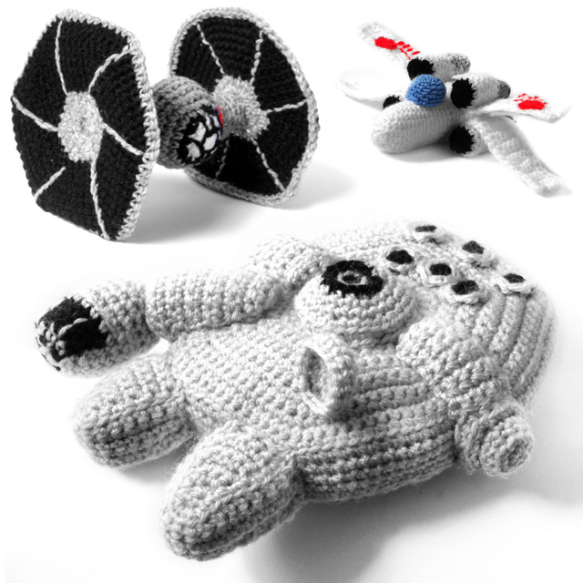 Star Wars Crochet - Ships - Amigurumi Patterns by Ana Yogui