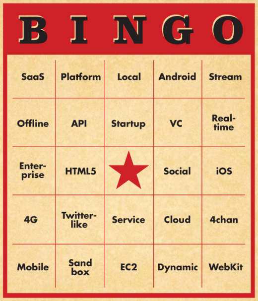 Tech Blog Bingo